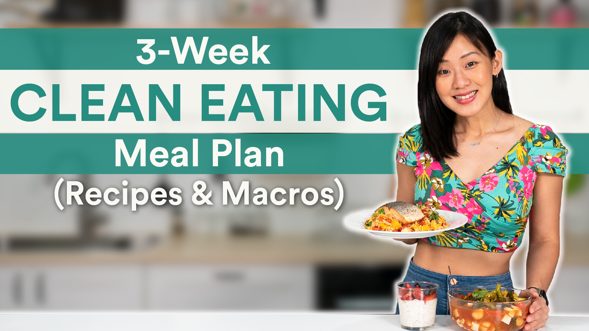 3 Week Clean Eating Meal Plan Full Recipes Marcos Included 3511